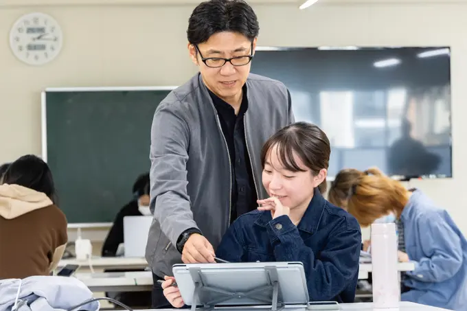 実技を中⼼にした授業で実践⼒を⾝につける