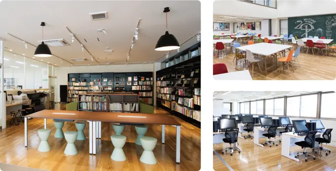 最新の設備が整った環境でクリエイティブを学ぶ